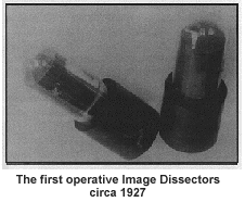 Early Image Dissector Tubes